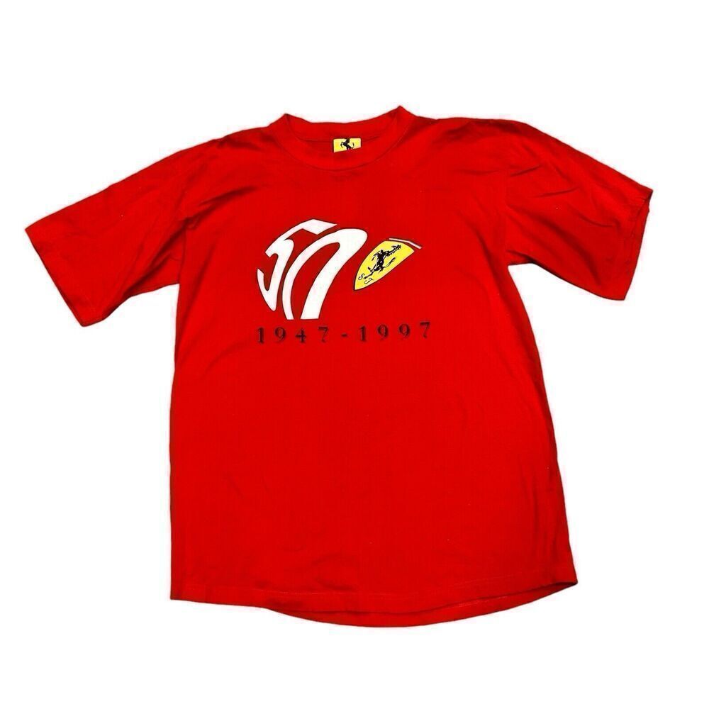 Vintage Ferrari 50Th Anniversary‎ 1947-1997 T-Shirt Sz XL